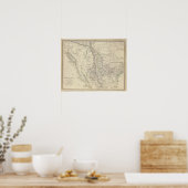 Texas, Calif, N Mexico Poster (Keuken)