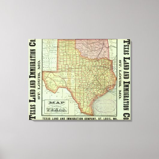 Texas Canvas Afdruk (Voorkant)