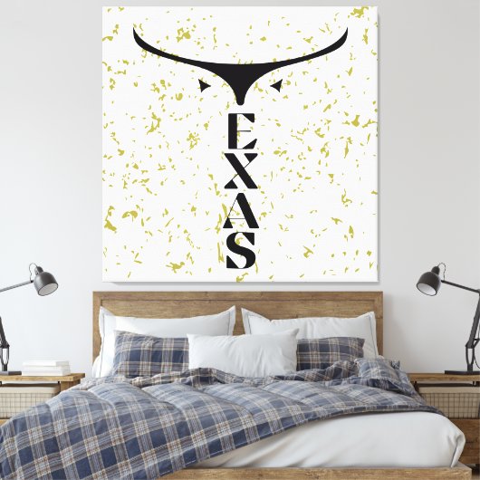TEXAS CANVAS AFDRUK (Insitu (Slaapkamer))