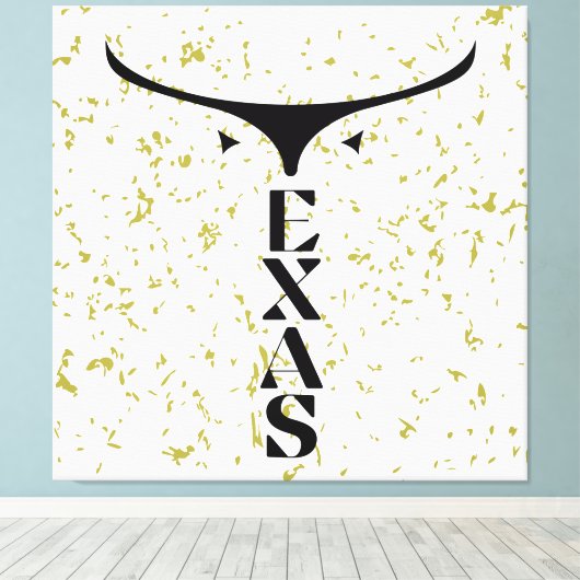 TEXAS CANVAS AFDRUK (Insitu (Houten vloer))