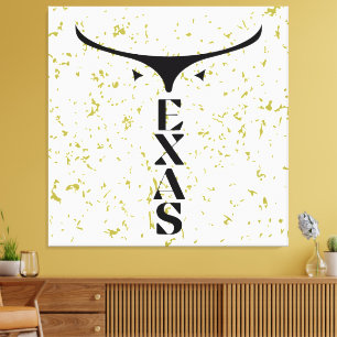 TEXAS CANVAS AFDRUK