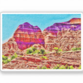 Texas Canyon Vinyl Sticker (Voorkant)