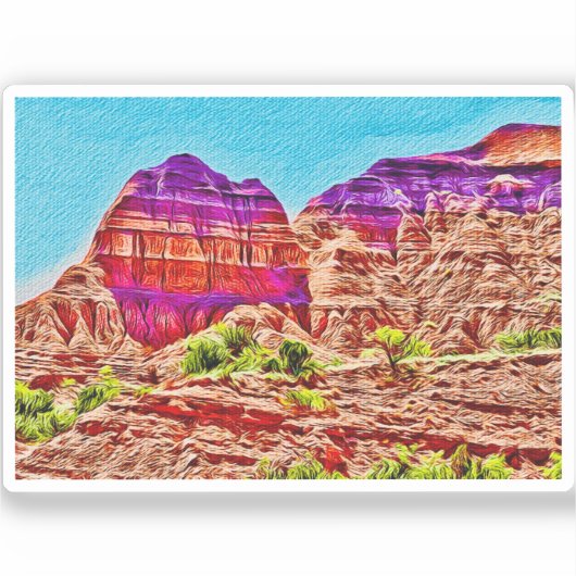 Texas Canyon Vinyl Sticker (Voorkant)