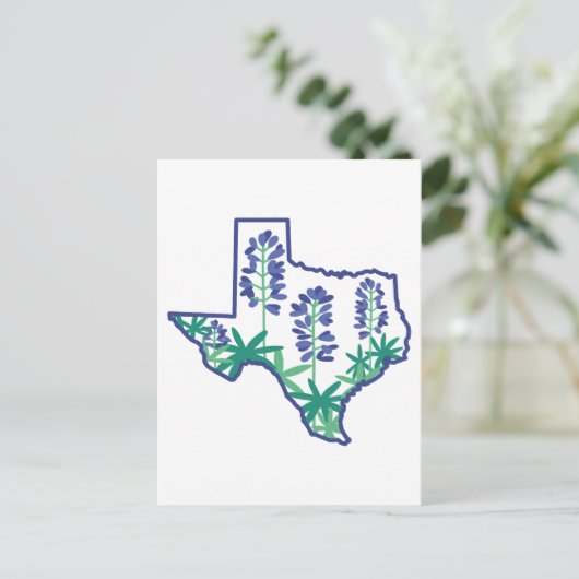 Texas Card, Texas State Card, Texan Card, Texas Briefkaart (Staand voorkant)