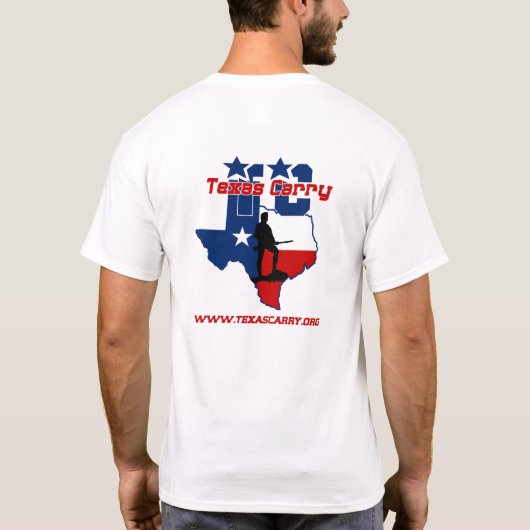 Texas Carry T-shirt (Achterkant)