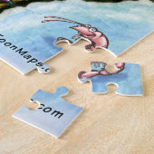 Texas Cartoon Map Legpuzzel (Zijkant)