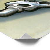 Texas Cartoon Map Poster (Hoek)