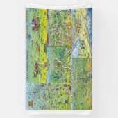 Texas Cartoon Maps Spandoek (Verticaal)