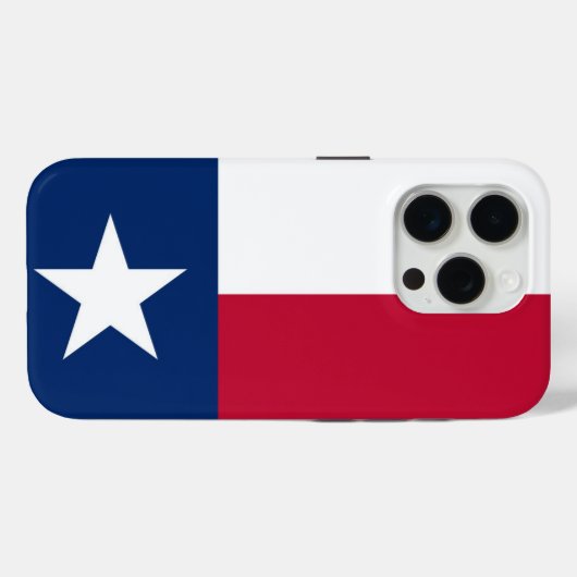 Texas Case-Mate iPhone Case (Achterkant (horizontaal))