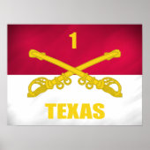 Texas Cavalry Poster (Voorkant)