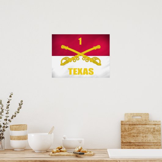 Texas Cavalry Poster (Keuken)