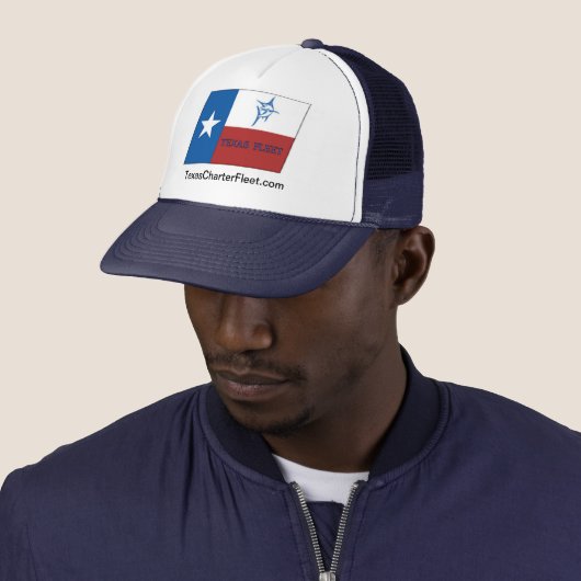 Texas Charter Fleet Trucker Hat Trucker Pet (In situ)