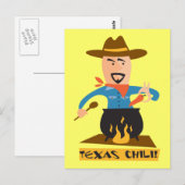 Texas Chili Briefkaart (Voorkant / Achterkant)