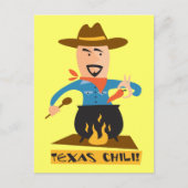 Texas Chili Briefkaart (Voorkant)