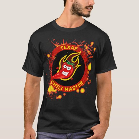 TEXAS CHILI MASTER T-SHIRT (Voorkant)