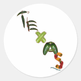 Texas Chili Peppers Ronde Sticker
