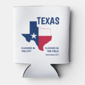 TEXAS Christelijk scriptmonster zonder schroefdraa Blikjeskoeler (Voorkant)