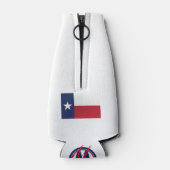 TEXAS Christelijk scriptmonster zonder schroefdraa Flesjeskoeler (Achterkant)