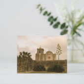 Texas Church-/Sepia Briefkaart (Staand voorkant)