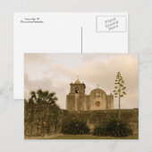 Texas Church-/Sepia Briefkaart (Voorkant / Achterkant)