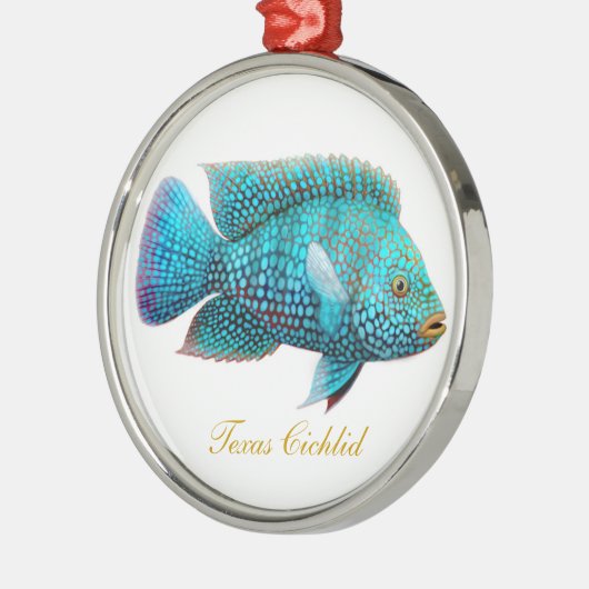 Texas Cichlid Carpintis Aquarium Fish Ornament (Links)