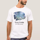 Texas Cichlid , Herichthys carpintis T-shirt (Voorkant)