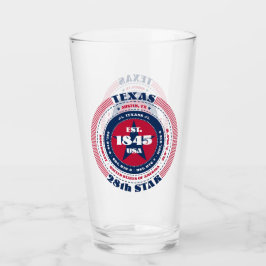 Texas Circular Typography Design Glas