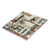 Texas Cities, Broncs en Spurs Tegeltje (Zijkant)