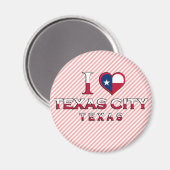 Texas City Magneet (Voorkant / Achterkant)