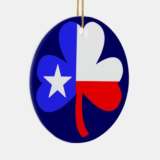 Texas Clover Keramisch Ornament (Rechts)