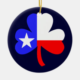 Texas Clover Keramisch Ornament