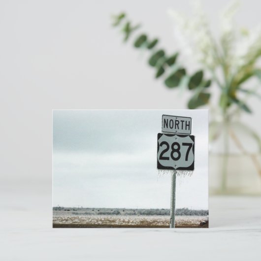 Texas Cold Briefkaart (Staand voorkant)