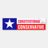 Texas Conservative Bumpersticker (Voorkant)