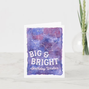 Texas Constellation Big en Bright Birthday Kaart