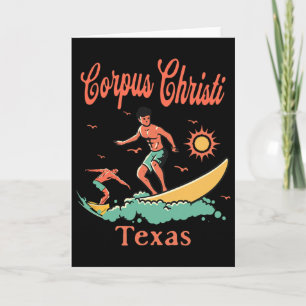 Texas Corpus Christi Tx Surfer Surfen Vissen Pier Kaart