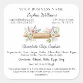 Texas Cottage Food Law Label Sticker (Voorkant)