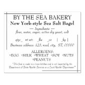 Texas Cottage Food Law Stamp Rubberstempel (Afrduk)