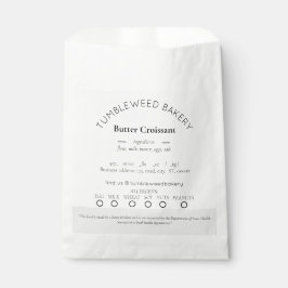 Texas Cottage Food Law Zak Bedankzakje