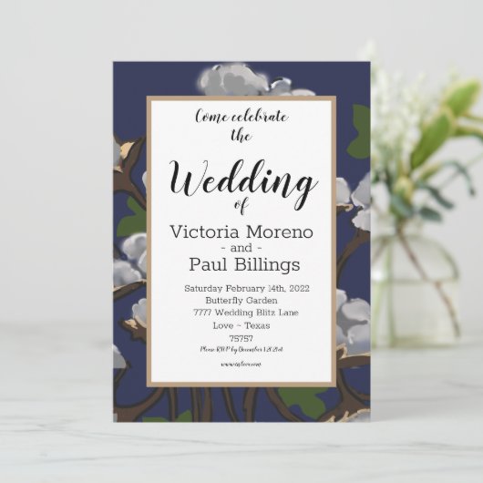 Texas Cotton Bundle/ Blue Kaart (Staand voorkant)