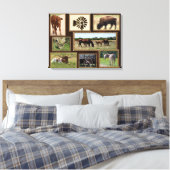 Texas Country Collage Canvas Afdruk (Insitu (Slaapkamer))