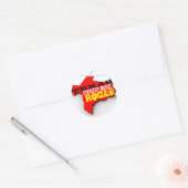 Texas Country Music Rocks Stickers (Envelop)