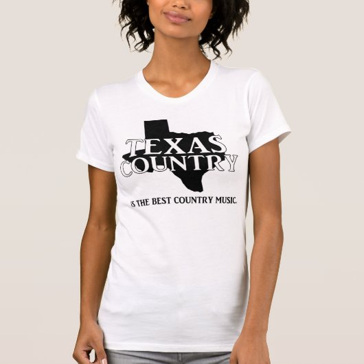 Texas Country Music T-shirt (Voorkant)