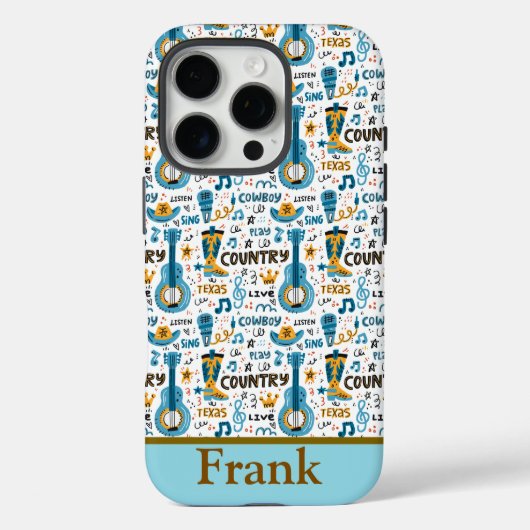 Texas Country Muziek iPhone / iPad hoesje (Achterkant)