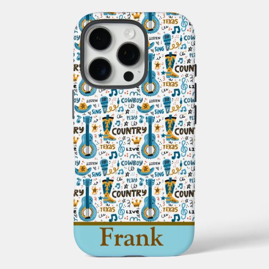 Texas countrymuziek iPhone / iPad hoesje (Achterkant)