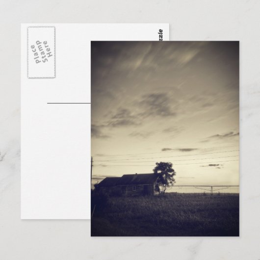 Texas Countryside Twilight Briefkaart (Voorkant / Achterkant)