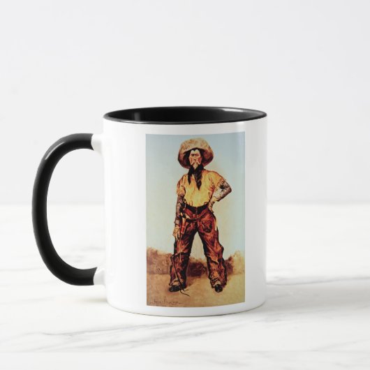 Texas Cowboy, c.1890 (olie op canvas) Mok (Links)
