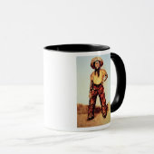 Texas Cowboy, c.1890 (olie op canvas) Mok (Voorkant rechts)