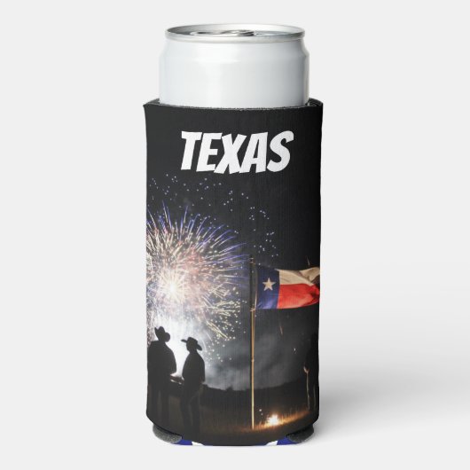 Texas Cowboy Can Cooler (Seltzer Achterkant)