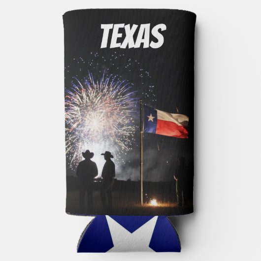 Texas Cowboy Can Cooler (Achterkant)