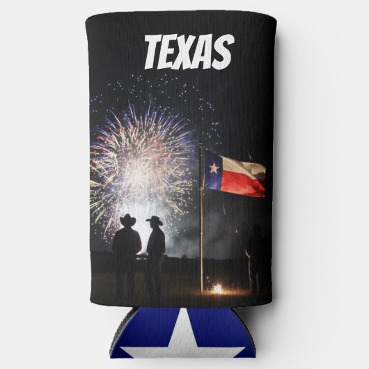Texas Cowboy Can Cooler (Voorkant)